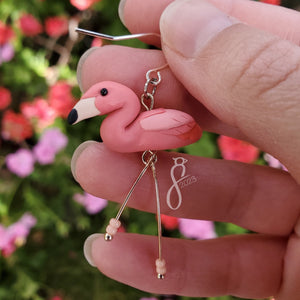 American Flamingo Earrings