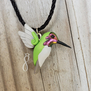 Anna's Hummingbird Necklace
