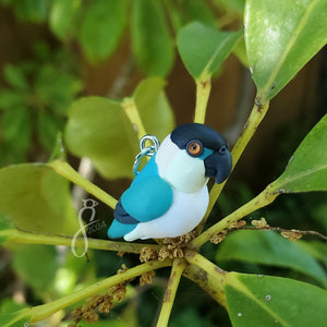 Blue Black-Capped Caique Charm