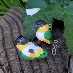 Black Capped Caique Charm