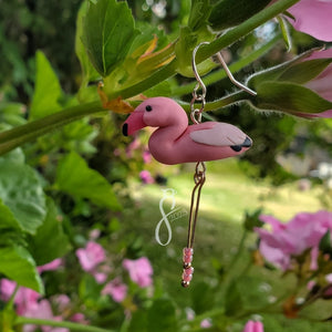 Greater Flamingo Earrings