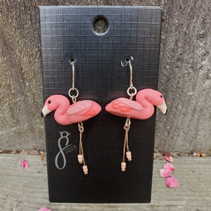 American Flamingo Earrings