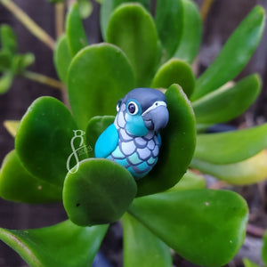 Turquoise Green Cheek Charm