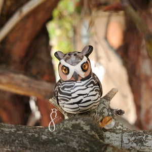 Great Horned Owl Charms
