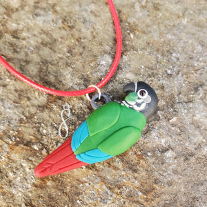 Green Cheek Conure Pendant