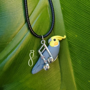 Musical Cockatiel Pendant