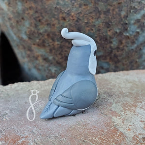 Whiteface Cockatiel Figurine