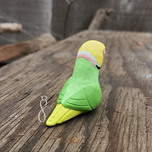 Yellow-headed Ringneck Figurine