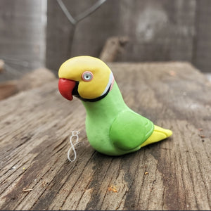 Yellow-headed Ringneck Figurine