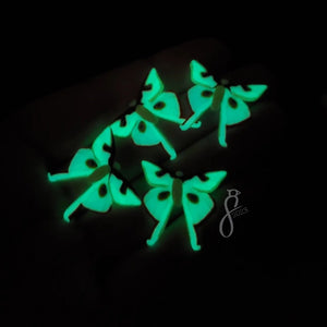 Luna Moth Stud Earrings