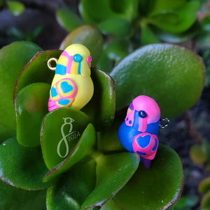 Pride Budgie Charms