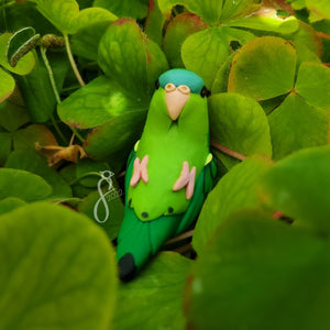 Playful Green Linnie Figurine