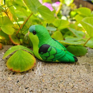 Green Linnie Loaf Figurine