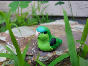 Green Linnie Loaf Figurine