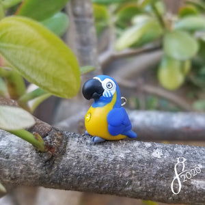 Blue-Throated Macaw Charm