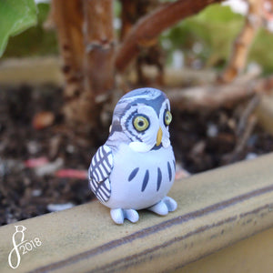 Great Grey Owl Charm