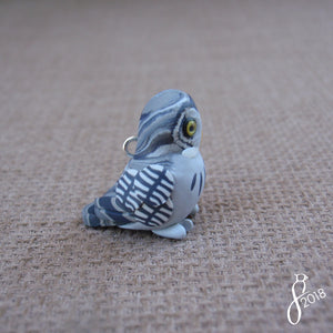 Great Grey Owl Charm