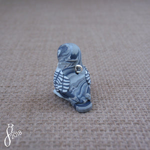 Great Grey Owl Charm