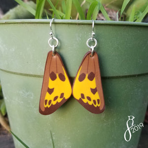 Hermes Copper Butterfly Wing Earrings