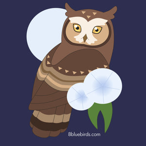 Horned Night Owl T-Shirt