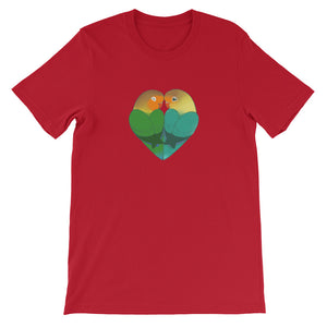 Fischer's Lovebird Heart T-Shirt