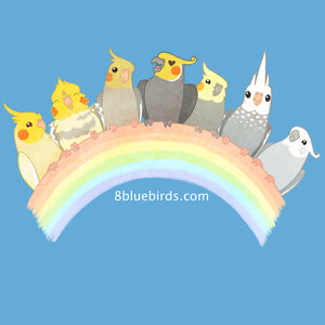 Cockatiel Rainbow T-Shirt