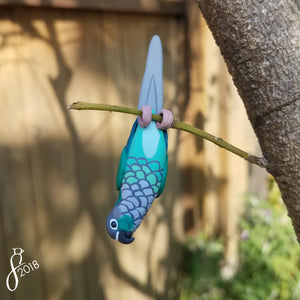 Custom Hanging Bird Pendant